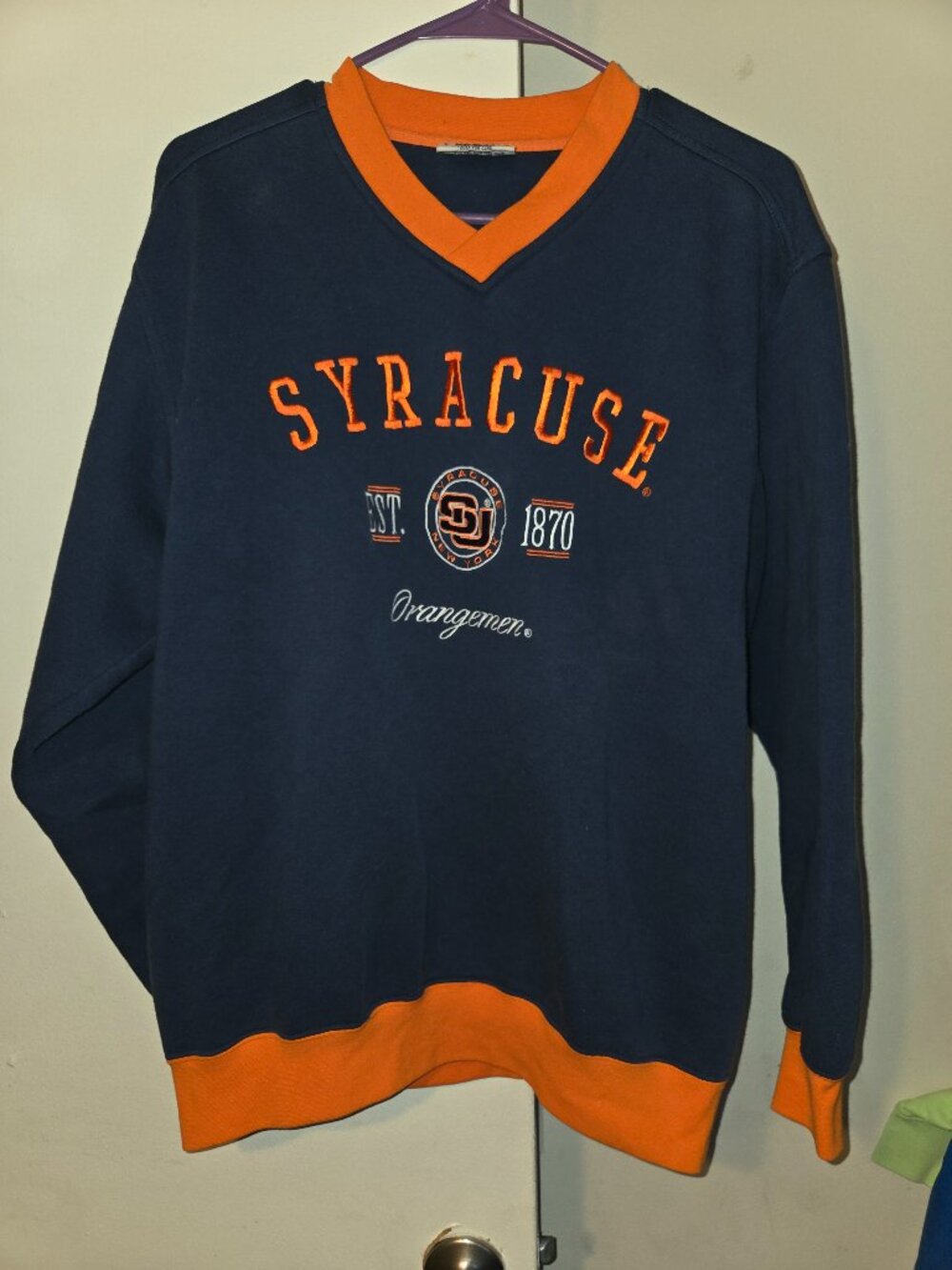 Vintage 90s syracuse orangemen sweatshirt medium